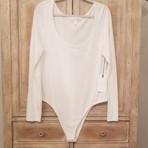 LEITH Ivory Bodysuit (2X)